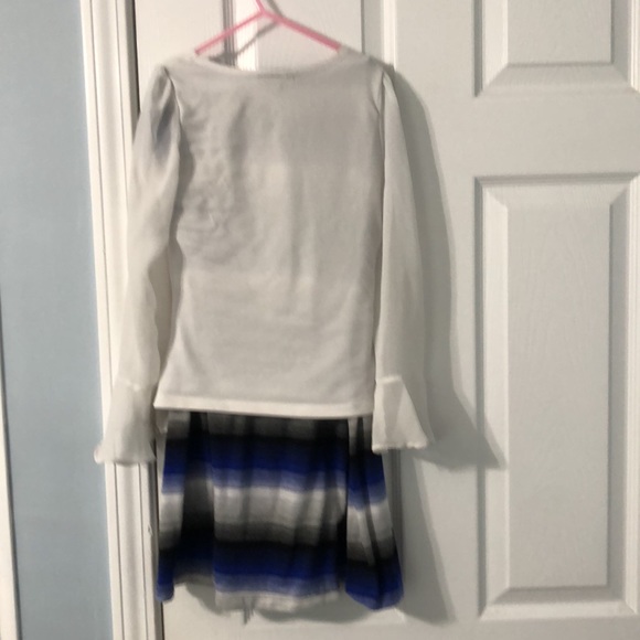 Cream color maxi skirt set size7/8 - Picture 3 of 6